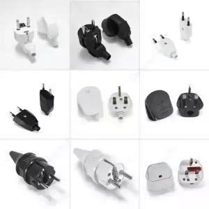EU/UK/US/AU 플러그 어댑터 6A 남성 교체 콘센트 Rewireable Schuko Electeical 소켓 전원 연장 케이블 용