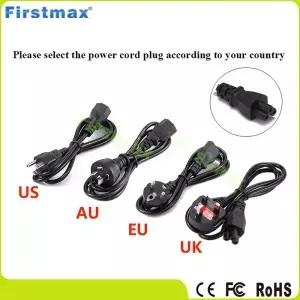 어댑터 전원 충전기용 EURO/UK/AU 플러그가 있는 코드
