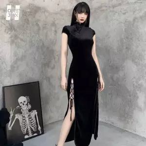 할로윈의상 드레스 유령신부 유령 셀프촬영 치파오
