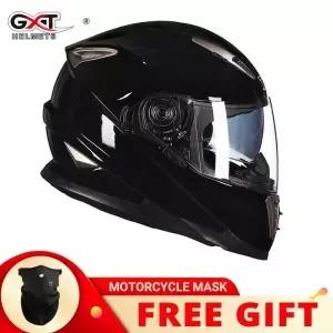 GXT Clown 풀 페이스 오토바이 헬멧 내부 태양 Motocross Casco Moto 경량 안전 거리 자전거 Fast Riding