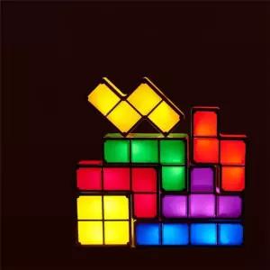 LED 퍼즐 감성 인테리어 테트리스 조명 램프 스탠드