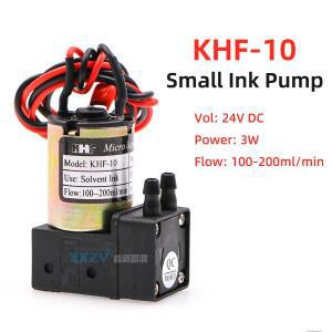 크리스탈 Gongzheng 잉크젯 프린터 용 KHF-10 소형 펌프 마이크로 다이어프램 DC 24V 3W 100-200ml/min 액