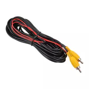 DALUX 백업 카메라 RCA 비디오 케이블 DC 전원 및 커넥터가 있는 CAR 후진 후방 주차 어댑터 클립
