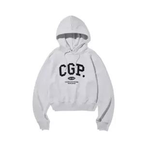 [코드그라피]CBDWWTH002MG 후드티 그래픽후드 우먼 CGP 아치 로고 크롭 후디 라이트