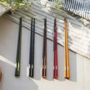 고품질 피쉬 우드 젓가락 5P set 나무 우드 우동 젖가락 나무젓가락 (W72B19D)