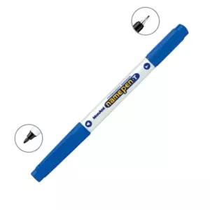 모나미 네임펜 T 0.4mm 0.6mm 청 청 (W7470DE)