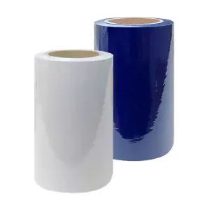 BLEX 보호테이프 투명 청색 200mm x 150M필름 포장재 스트래치 트레 래칭 래핑 포장랩 파렛 빠렛 공업용 용