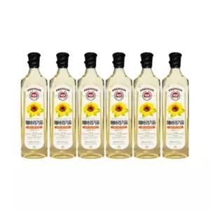 사조해표 해바라기유 900mL x 6개