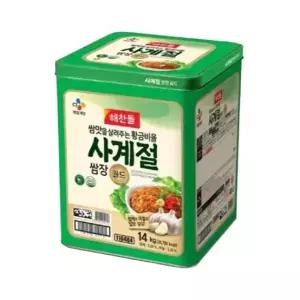 해찬들 사계절골드쌈장14kg