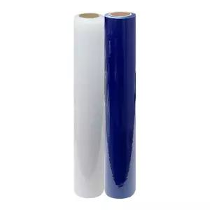 BLEX 보호테이프 투명 청색 800mm x 150M필름 포장재 스트래치 트레 래칭 래핑 포장랩 파렛 빠렛 공업용 용