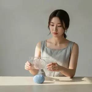 조개 모양 실리콘 몰드 캔들 석고 방향제 비누 레진 공예 대형 틀