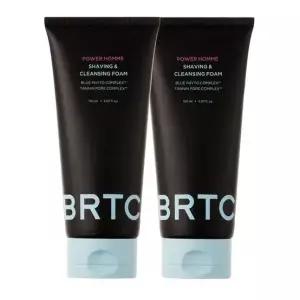 BRTC 파워 옴므 쉐이빙 앤 클렌징폼 150ml 2개
