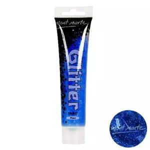 미술놀이 몽마르뜨 반짝이 물감 75ml (파란색) 유아