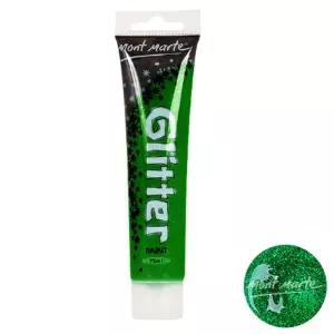 미술놀이 몽마르뜨 반짝이 물감 75ml (초록색) 유아