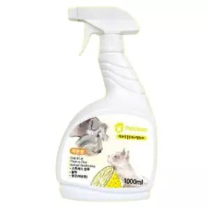 강아지 탈취제 레몬향 1000ml 1P 소변 오염 냄새 관리모든소재가능한 손상없는 반려견 화장실소독 애견 고