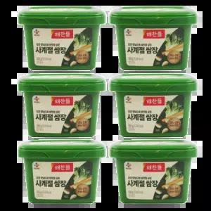 해찬들 사계절 쌈장 500g 6개