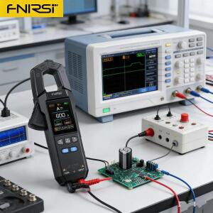 FNIRSI DMC-100 카운트 DC 전류 USB 충전식 클램프 미터 디지털 600A 측정 NCV 도구