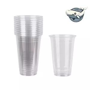 맥주 주스컵 일회용컵 480ml 투명컵