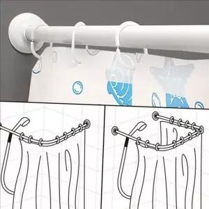 [콩심팥심]ㄱ자 코너 샤워 커튼 봉 ㄷ자 샤워 부스 커튼 봉