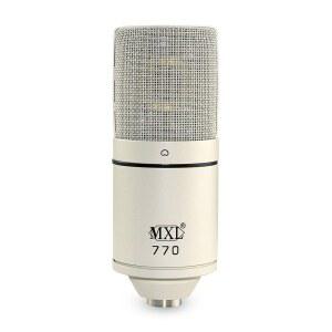 팟캐스트 노래 홈 스튜디오 녹음 게임 및 스트리밍을 위한 MXL 770 콘덴서 마이크 | XLR 대형 다이어프램 카디오드 (VINTAGE WHITE)