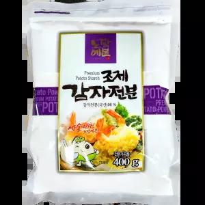 감자전분 (100프로 초야 400g) X30 배달전문점 추석용 박스판매 치킨튀김용 포