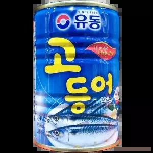 고등어캔 (유동 보일드 400g) X24 반찬가게 박스판매 박스 업소용포장 식당용