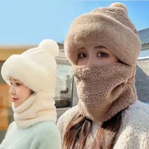 겨울 모자 넥워머 여성 등산 양말 니트모자 여자모자 여자겨울모자 니트벙거지 겨울모자