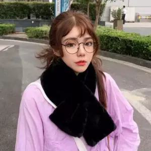 여성 털 머플러 숏목도리 넥워머 여우목도리 퍼목도리 퍼머플러 숏머플러 여성목도리