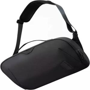 백스마트 카메라 가방 SLR DSLR 캔버스 케이스 방수 및 방지 빈티지 패딩 숄더백 블랙