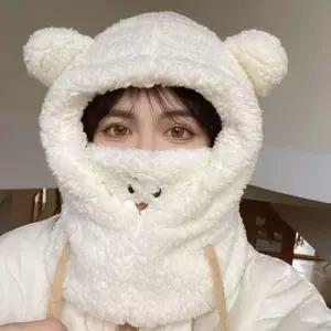 곰돌이 바라클라바 뽀글이 넥워머 방한후드 바라클라바 스포츠넥워머 매쉬바라클라바