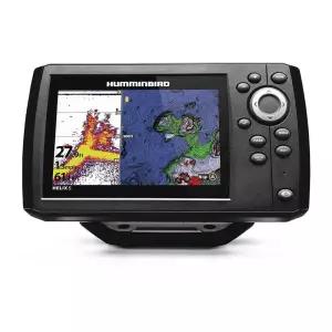 Humminbird 헬릭스 5 처프 GPS G3 피시 파인더 (411660-1) 412990