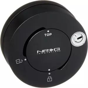 NRG 스 NRG-SRK-0MB 6홀 패턴 스타일 휠 퀵 숏 허브 어댑터 마운트 볼트 매트 블랙 바디 포함