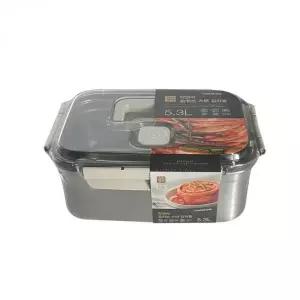 스텐 5.3L 직사각 쌀통 장아찌 보관 용기