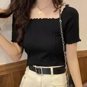 [SBD] 데일리룩 어깨라인 크롭탑 스모크밴딩 커버업 EM