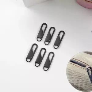비너타입 의류 DIY 가방 옷 리폼 지퍼 수리 블랙5P /가방지퍼/의류지퍼/옷지퍼