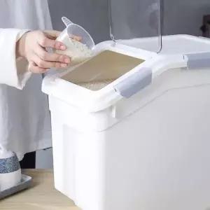 쌀통 밀폐용기 잡곡 보관함 시리얼 사료 소분통