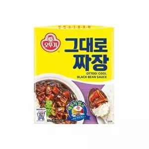 오뚜기 우리가족 그대로짜장 200G 3개 비상식량 캠핑템 혼밥 즉석식품 편의점식 풍미