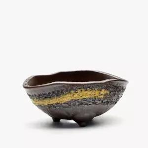 타원형 토기 다육식물 화분 중형 23x16x10cm 자연소재