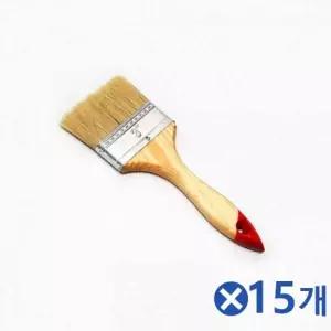 [셀러에이드]평붓 75mm 페인트붓 수성 유성 도배 브러시 15개