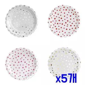 TBZ 스타 테이블 파티접시 6개입 23cm(9in) x5개 앞접시