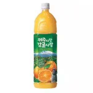 롯데칠성음료 델몬트 제주감귤 제주사랑 감귤사랑 1.5L 12개입 /s