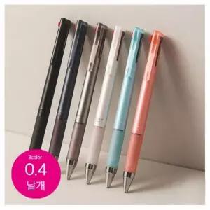 TBZ 쥬스업 젤잉크 3색 볼펜 0.4mm