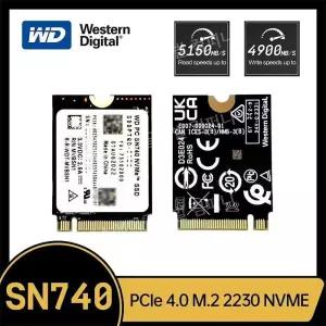 2T 디지털 SSD M2 2 2230SSD SN740 웨스턴 웨스턴디지털 스팀덱 1
