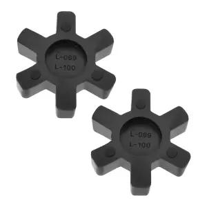 eMagTech 2PCS L099/L100 턱 결합 인서트 러브조이 호환 마틴 브라우닝 NBR 고무 스파이더 블랙
