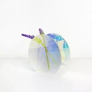 홀로그램 아크릴 화병 (S) 인테리어소품 (W9A9035)