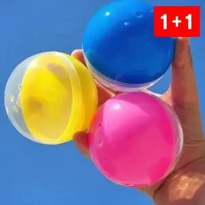뽑기캡슐 75mm 반투명 3종 파티 행사 경품 장난감 달걀