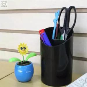 리치점빵 블랙 펜꽂이 원형/멀티형 연필통