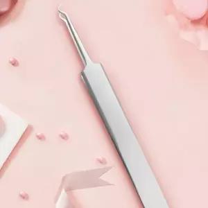 [셀러에이드]곡선형 블랙헤드 압출기 정밀 핀셋 모공 피지 제거기 미용 도구 0.9mm
