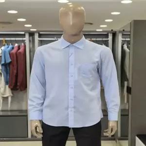 [브렌우드]레귤러핏 스킵조직 긴팔 셔츠 BRSDM26181BUX_CA