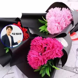 지금 필요한 OR 어버이날 카네이션 미니 비누 꽃다발 카네이션장식 세송이 한송이